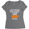 i have more trick or treating Women's Triblend Scoop T-shirt