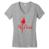 hipsoul Women's V-Neck T-Shirt