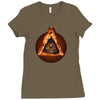 the all seeing eye Ladies Fitted T-Shirt