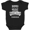 driver picks the music passenger shuts his cakehole Baby Bodysuit