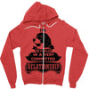 I Am Beagle Actually In A Very Commited Relationship Zipper Hoodie