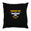 drone on Throw Pillow