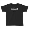 evolution dirt bike motorcross Toddler T-shirt