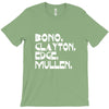 bono, clayton, edge, mullen T-Shirt