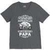 Motorcycles Papa V-Neck Tee