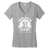 foley's gym Women's V-Neck T-Shirt
