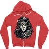nerd  lion Zipper Hoodie