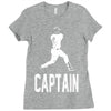 captain pinstripes Ladies Fitted T-Shirt