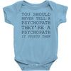 psychopath Baby Bodysuit