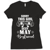 sorry this girl is already taken by a super sexy may boyfriend Ladies Fitted T-Shirt