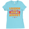 Legends Are Born In August Ladies Fitted T-Shirt