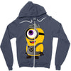 minion funkey Zipper Hoodie