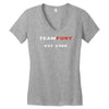 team fury Women's V-Neck T-Shirt