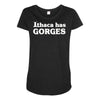 ithaca has gorges Maternity Scoop Neck T-shirt