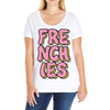 donut frenchies Ladies Curvy T-Shirt