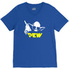 pew yoda wars funny V-Neck Tee