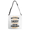 Super Cool Daddy Of A Freaking Awesome Son Adjustable Strap Totes