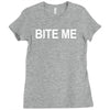 bite me Ladies Fitted T-Shirt