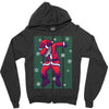 santa claus dabbing Zipper Hoodie