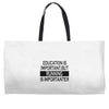 running is importanter Weekender Totes