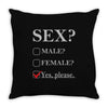 Sex Yes Please Throw Pillow