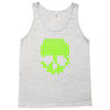 skull pixels t shirt cool funny Tank Top