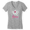 My Favorite People Call Me Gram Women's V-Neck T-Shirt