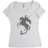 think big Women's Triblend Scoop T-shirt