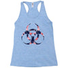 floral hazard Racerback Tank
