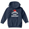 this girl loves christmas Youth Hoodie