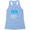 Papa Noun Definition Racerback Tank