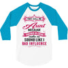 They Call Me Aunt Partner in Crime 3/4 Sleeve Shirt