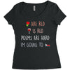 are red is red Women's Triblend Scoop T-shirt