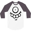 monster face (2) 3/4 Sleeve Shirt