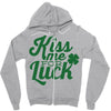kiss me for luck Zipper Hoodie