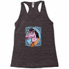 unicorn nerd graphic Racerback Tank