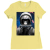 space momky Ladies Fitted T-Shirt