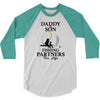 daddy and son fishing partners for life 3/4 Sleeve Shirt
