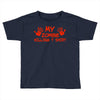 my zombie killing t shirt Toddler T-shirt