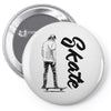 skate Pin-back button