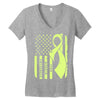 lyme disease awareness Women's V-Neck T-Shirt