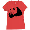 panda Ladies Fitted T-Shirt