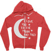 i love you to the moon and back babygrow Zipper Hoodie