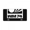 wm 74retro deutschland License Plate