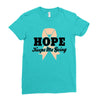 Hope Keeps Me Going Ladies Fitted T-Shirt