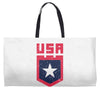 land of the free Weekender Totes