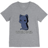 don't tell me to smile V-Neck Tee