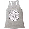 male brain Racerback Tank