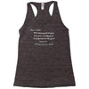 dear santa i'll buy my own stuff Racerback Tank
