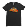 sixties vw beetle, ideal gift or birthday present Ladies Fitted T-Shirt